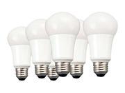60 Watt Equivalent 6 pack A19 LED Light Bulbs Non Dimmable Soft White LA1027KND6
