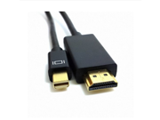 Black Mini DisplayPort DP to HDMI male video Cable 10ft 3M for Apple MAC Macbook