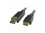 10ft DisplayPort DP to HDMI 1080P Audio Video Cable 3m