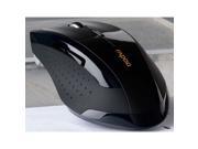 RAPOO Wireless Mouse Rapoo Brand Gaming Mouse Wireless Mice 2.4GHz Computer Mouse for Laptop Notebook Bluetooth Optical Mouse [Black]