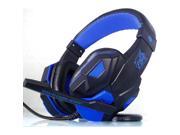 DWO PC780 Over ear Game Gaming Headset Earphone Headband Headphone with Mic Stereo Bass LED Light for PC Gamers