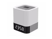 DY28 Wireless Bluetooth Speaker Stereo Handsfree AUX Audio Input LED Alarm clock computer LED speakers