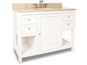 JEFFREY ALEXANDER VANITY WITH PREASSEMBLED TOP AND BOWL VAN091 48 T NEW QTY 1