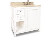 JEFFREY ALEXANDER VANITY WITH PREASSEMBLED TOP AND BOWL VAN091 36 T NEW QTY 1