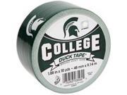College Logo Duck Tape 1.88 Wide 10 Yard Roll Michigan State