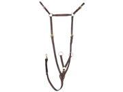 Australian Outrider Collection Breastplate Martingale Brown Small