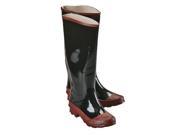 Boulder Creek 73108Cm Lined Rubber Knee Boots Size 8 Rubber Red