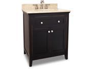 JEFFREY ALEXANDER VANITY WITH PREASSEMBLED TOP AND BOWL VAN093 30 T NEW QTY 1
