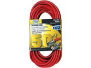 6 Pack Power Zone Ork506730 Extension Power Cord 14 3 50Ft Blue And Yellow