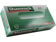 Shamrock Vinyl Exam Gloves Powder free Large size Sold by the Case
