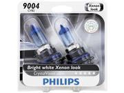 Philips 9004 CrystalVision Upgrade Headlight Bulb 2 pack