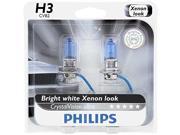 Philips 12336 H3 CrystalVision Ultra Light Bulb 2 pack