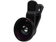 3 in 1 Fish Eye Macro 0.4X Super Wide Angle Clip on Lens for iPhone iPad Smartphones Tablets