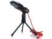 Professional Condenser Sound Microphone with Stand for PC Laptop Skype Recording