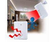 PIR Infrared Sensors Wireless Doorbell 200m Remote Control Alarm Detector for Home Office