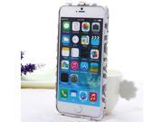 Stylish Diamante Metal Material Bumper Frame Case for iPhone 6 Plus 5.5 inches