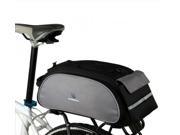 13L Bike Rear Rack Bag Bicycle Shelf Pocket Shoulder Pack Riding Cycling Supplies