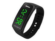 LED Sports Watch with Date Function Rubber Band