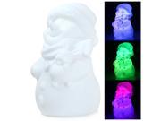 LED Night Light Snowman Design Lamp Decorative Lighting with Warm White Light