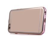 Ultra thin Metal Frame Transparent Back Cover Case for iPhone 6 Plus 6S Plus
