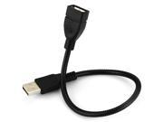 USB2.0 Male to Female Extension Data Cable Mesh Metal Cord