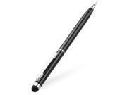2 in 1 Rotatable Mini Capacitive Touch Pen Stylus Screen Built in Ball point for Meeting