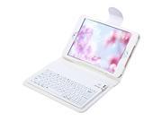 Dust Proof Wireless Bluetooth 3.0 Keyboard with PU Leather Case Charging Cable for iPad Mini 2 3 4