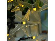 Starfish Shape Solar LED Decorative Lamps String Light for Home Decroation Christmas Festival Party