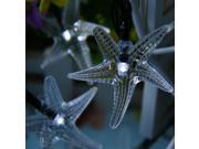 Starfish Shape Solar LED Decorative Lamps String Light for Home Decroation Christmas Festival Party