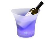 5L Colorful LED Ice Bucket Champagne Wine Beer Plastic Luminous Cooler for Bar Party