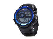 Men LED Digital Watch Colorful Silicone Sport Water Resistant Wristwatch