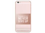 Vogue Protective Case Back Cover Soft PC Word Printed Phone Protection for iPhone 6 6S