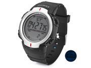 LED Digital Sport Watch with Cold Light Big Round Dial Rubber Band Water Resistance
