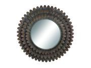 Wall Accent Mirrors Metal Mirror 34 D by Benzara
