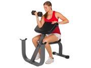 XMark Commercial Seated Preacher Curl Weight Bench