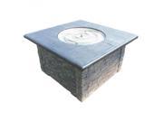 36in KD Fire Pit with 42in Top Kit Grey Black