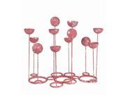 Multi Shaped Candle Holders on Stand