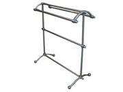 Kingston Brass CC2298 Free Standing Towel Rack Satin Nickel