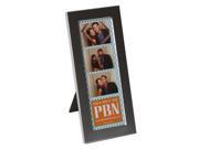 Premium Brushed Metal Photo Booth Frame Holds one 2x6 photo booth picture strip