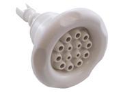 Waterway 229 8270 3.37 5 Scallop Poly Storm Smooth Multi Massage Jet White