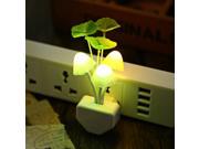 BG142 Light Sensor Color Changing Mushroom LED Nightlight Plug in Decoration Wall Lamp