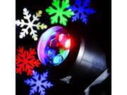 110 240V 6W LED Waterproof Snowflake Light Landscape Projector Lamp
