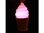 Ice Cream Cone Shaped Night Light Desk Table LED Lamp for Kids Children Bedroom Decor Lights