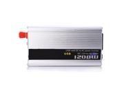 Car Inverter 1200W DC 12V AC 220V Vehicle Power Supply Switch On board Charger