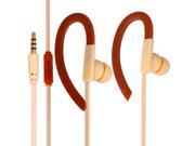 Portable SMZ640 High Fidelity Sound Quality Flat Wire Earphone with Ear Hook 1.15M Good Sound Insulation