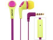 Awei ESQ6i Super Bass In ear Earphone with 1.2m Cable Mic Next Song for Smartphone Tablet PC