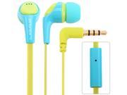 Awei ESQ6i Super Bass In ear Earphone with 1.2m Cable Mic Next Song for Smartphone Tablet PC