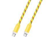 2M Type C to Type C Nylon Braided USB 3.1 Type C Transfer Data Sync Line Charging Cable