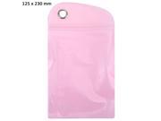 125 x 230mm PVC Ziplock Water Resistant Packaging Bag Protective Cover for Mobile Phone