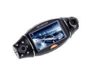 bluemono 2.7in. R310 270 Degree TFT LCD Dual 2 Lens Dash HD DVR Car Kit Camera Video Recorder